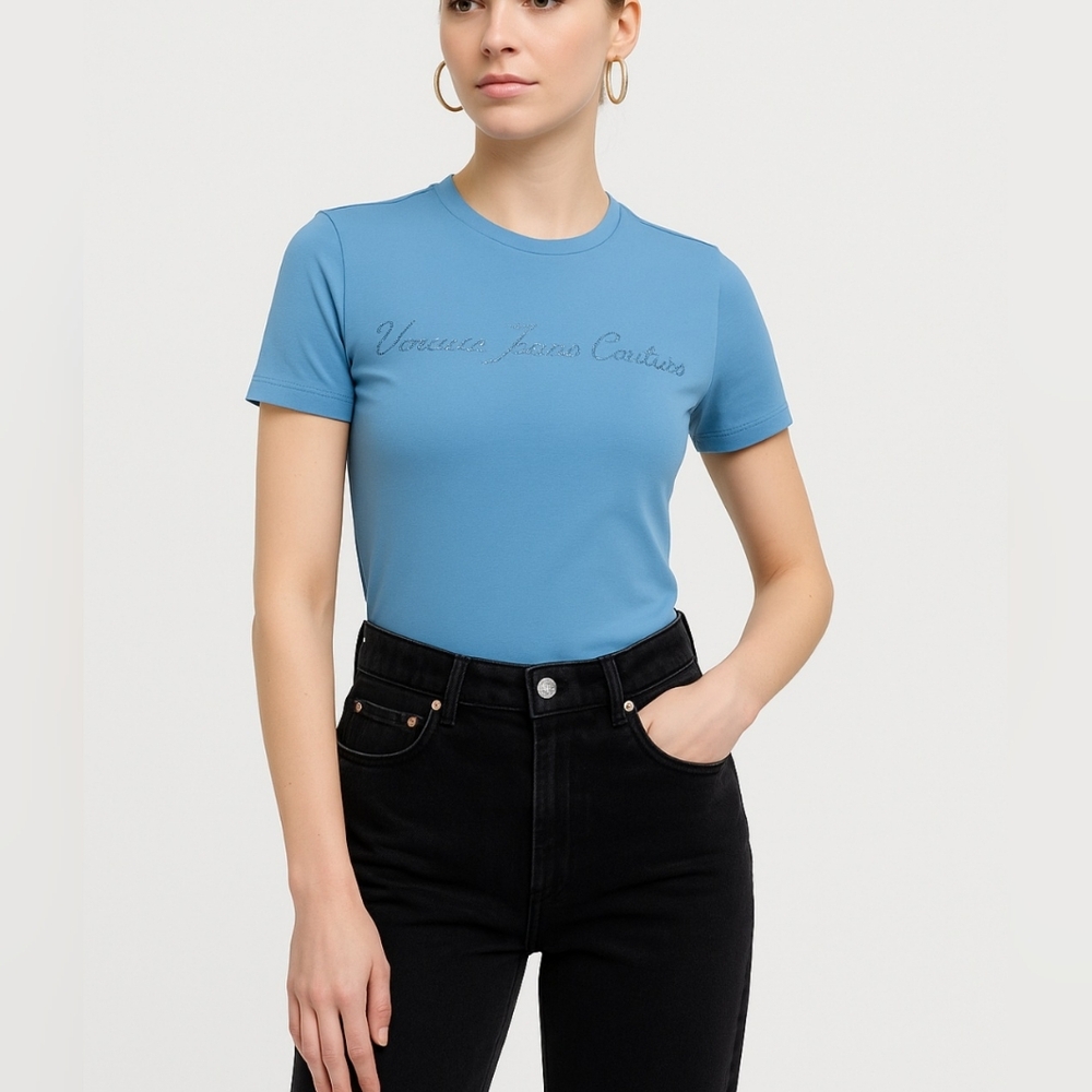Versace jeans couture Bling  top Size XS vintage Authentic
